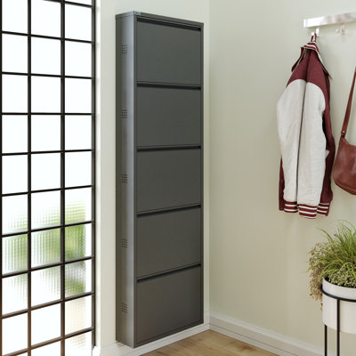 Armoire à chaussures antibactérienne à 5 niveaux avec trous latéraux