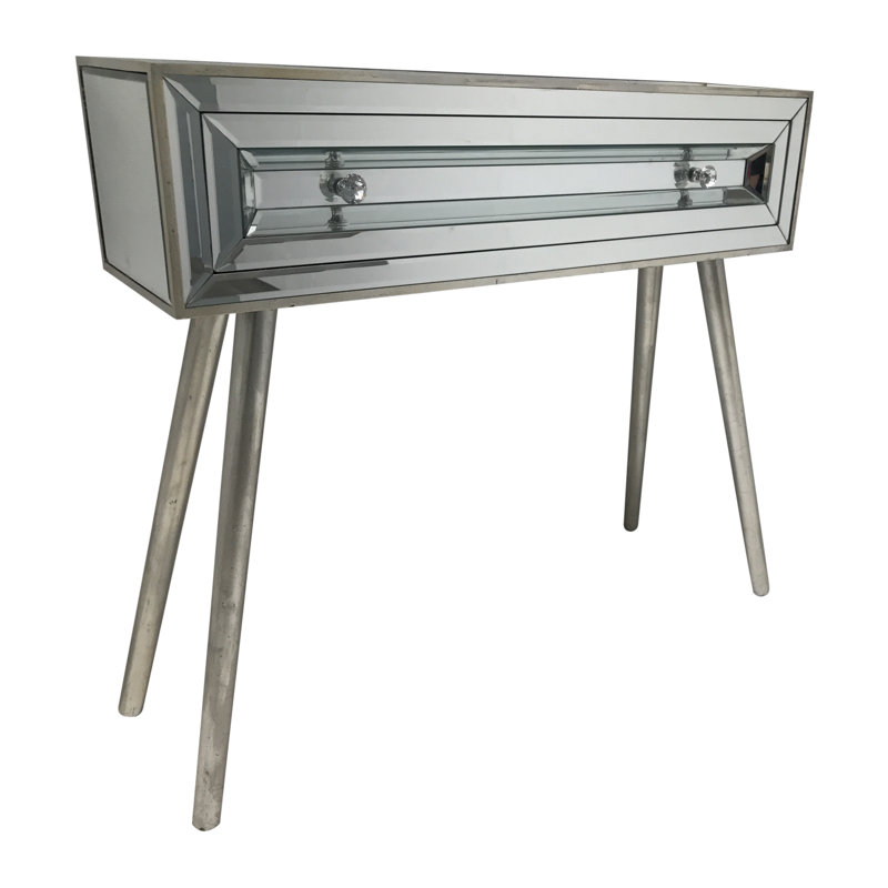 Rogue 90cm Glass Top Console Table