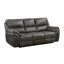 Canapé inclinable en peluche avec revêtement en microfibre et meubles en bois massif 1pc-1079370561