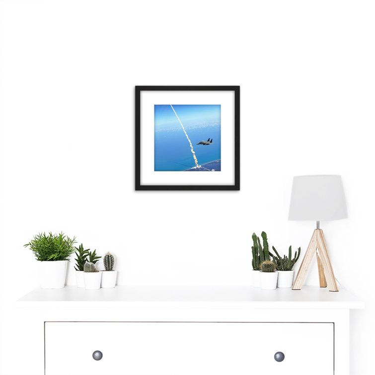 Space Shuttle Atlantis Launch Strike Eagle Patrol - Single Picture Frame Print