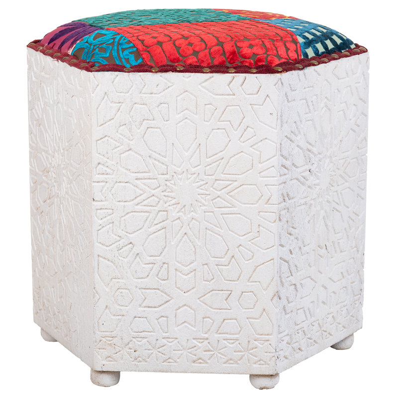 Canete 46cm Wide Tufted Novelty No Pattern Footstool Ottoman