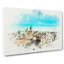 View Of Tarragona In Spain In Abstract - Wrapped Canvas Print-55302222