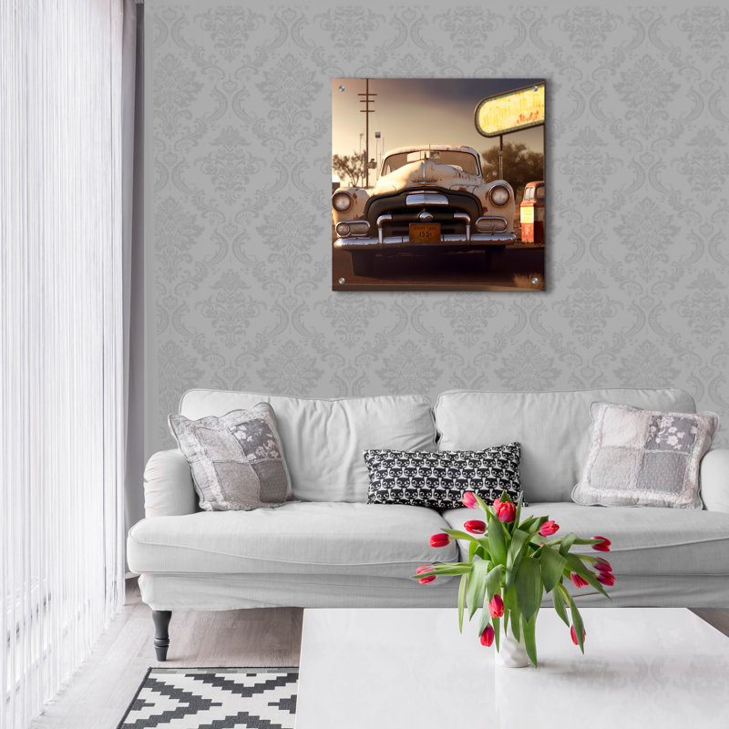 «Route 66 4» par Ray Heere, H 24 po x l 24 po x P 0,2 po