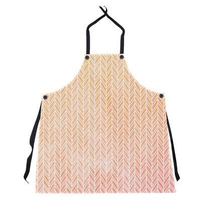 Tablier à motif chevrons