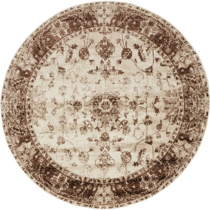 Wildes Oriental Indoor Rug, Round 5'