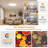 12Inch Flush Mount LED Ceiling Light,2700K-6500K 5 Color Temperature Selectable Ceiling Lights,24W 3200LM Low Profile Ceiling Light For Bedroom Kitchen Hallway Bathroom