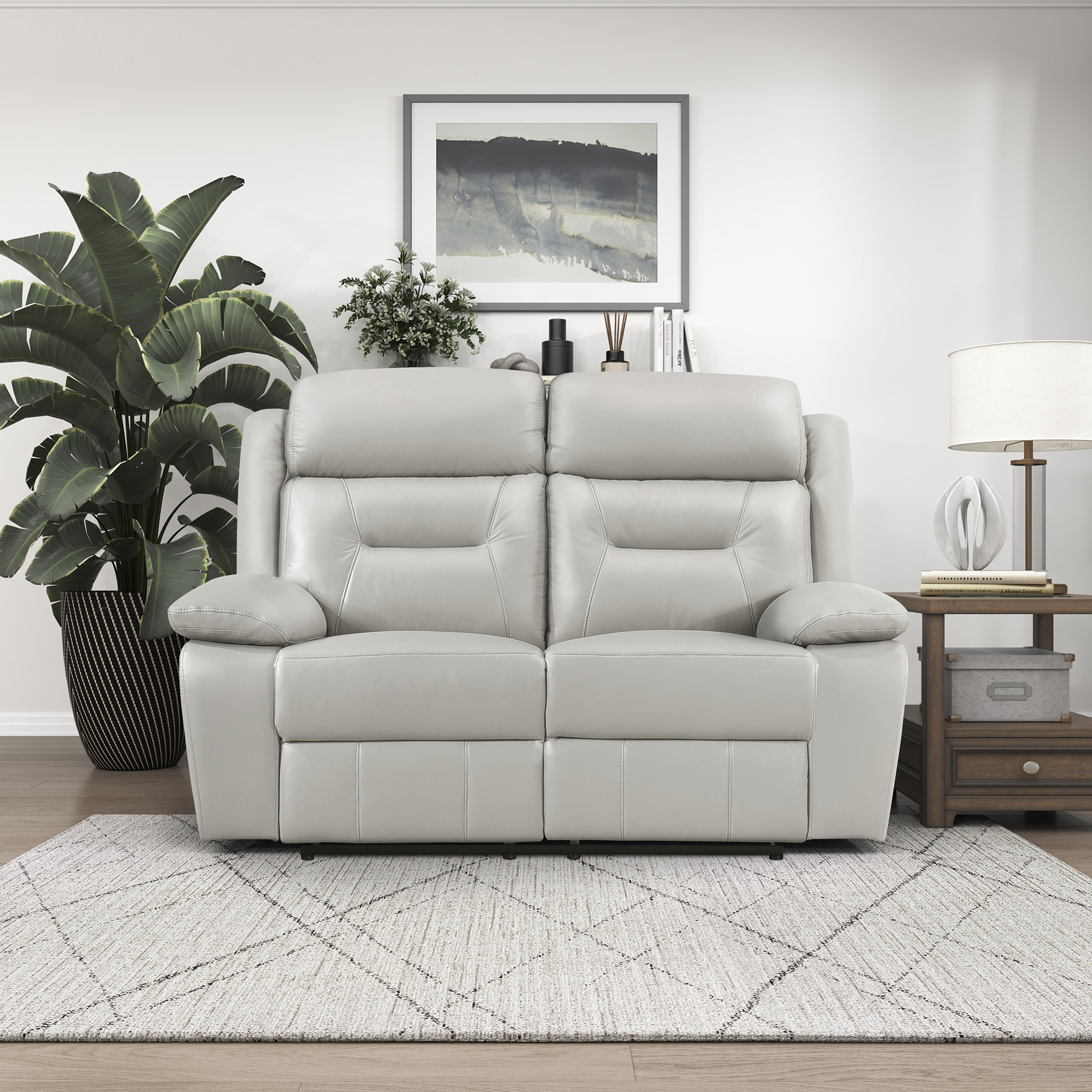 Red Barrel Studio Sitz 62.5'' Transitional Double Reclining Love Seat ...