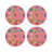 Winter In Florida Pink Tabletop Set