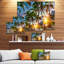 Cocotier-impression d’art graphique sur toile tendue-29505180