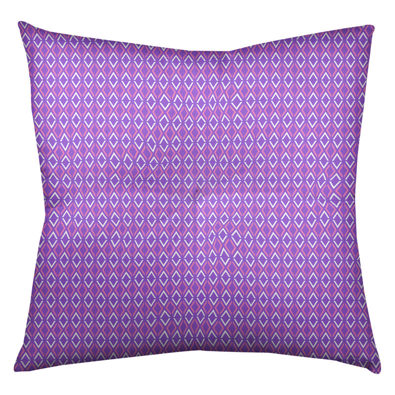 Coussin de sol Katelyn Elizabeth, 26 po x 26 po, Mauve / rose