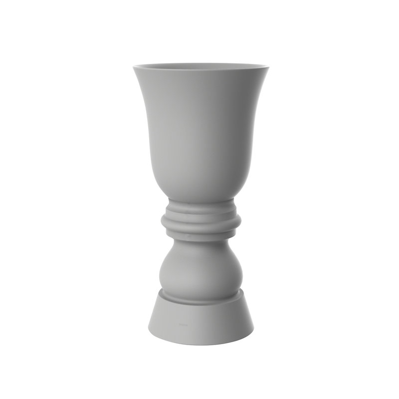 Suave Resin Pot Planter, 59" H x 29.5" W x 29.5" D, Steel