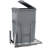 Balconera 43-QT Pull-Out Trash Can With Lid Single Bins Sliding Under Mount Kitchen Pullout Waste Container Trash Can
