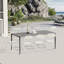 Ensemble de 4 chaises pliantes en acier inoxydable blanc - capacité de 800 lb robuste, empilable et imperméable