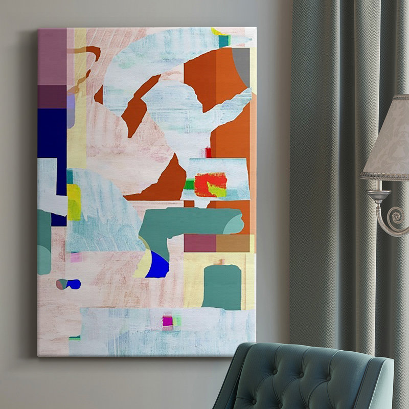 Lucca en couleur II sur toile, H 18 po x l 12 po x P 1 po