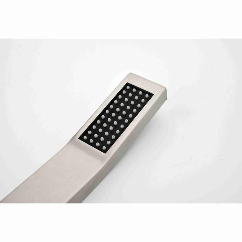 Pomme de douche carrée 12 pouces avec pomme de douche à main (sans valve de contrôle)