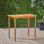 Table de bar rectangulaire en bois, finition, hauteur de 40 pouces, utilisation à l'extérieur, matériau d'usure fabriqué à partir de décor, peu d'entretien