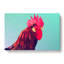 Geometric Rooster in Abstract - Wrapped Canvas-55315678