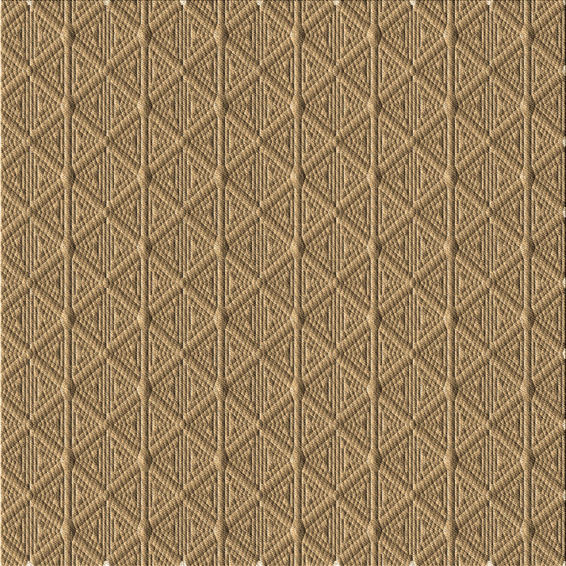 Geometric Indoor Rug, Square 6'