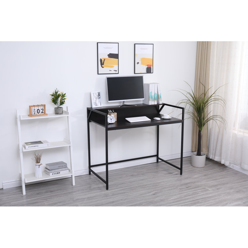 Table console étroite noire, canapé de vestibule / couloir moderne pour petits espaces | Idée de cadeau