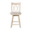 Tabouret de comptoir pivotant 24 po Decosmo