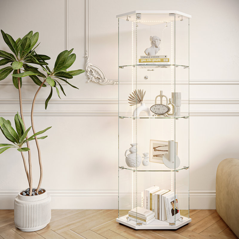 Display Cabinet, White