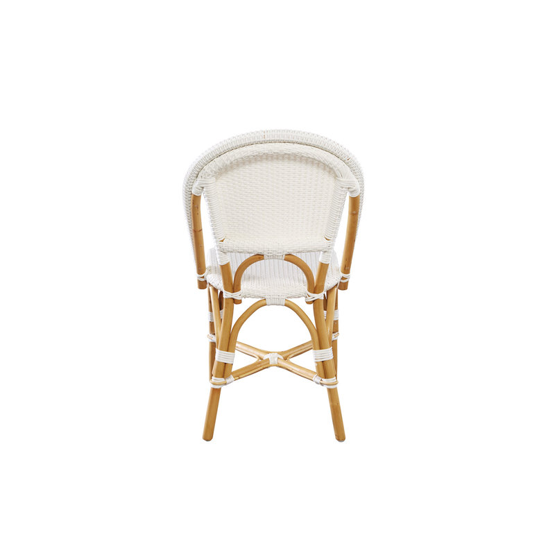 White Solid Wood Dining Chair