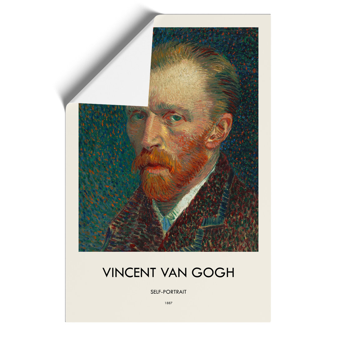 Self Portrait Print by Vincent van Gogh - Frameless Print