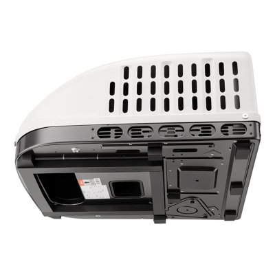 Climatiseur pour véhicule récréatif, unité de climatisation pour véhicule récréatif de 1 300 BTU, climatiseur de toit avec ou sans conduit 120 V avec moteur à compresseur haute performance, climatiseur silencieux à installation facile avec taille d'évent standard, blanc