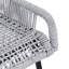 Tabouret de bar d'extérieur gris clair La Push, ensemble de 2
