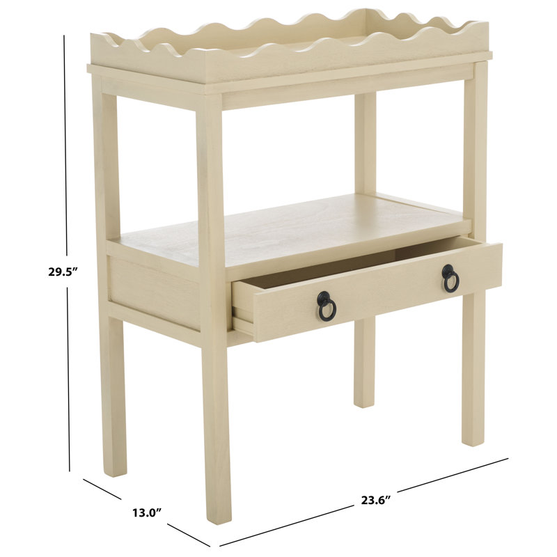 Kirkley Rect Accent Table, Sand