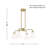 Wynridge Plug & Play 4-Light Chandelier in Transitional and Modern Style-59.6 Inches Tall and 24 Inches Wide-107379196