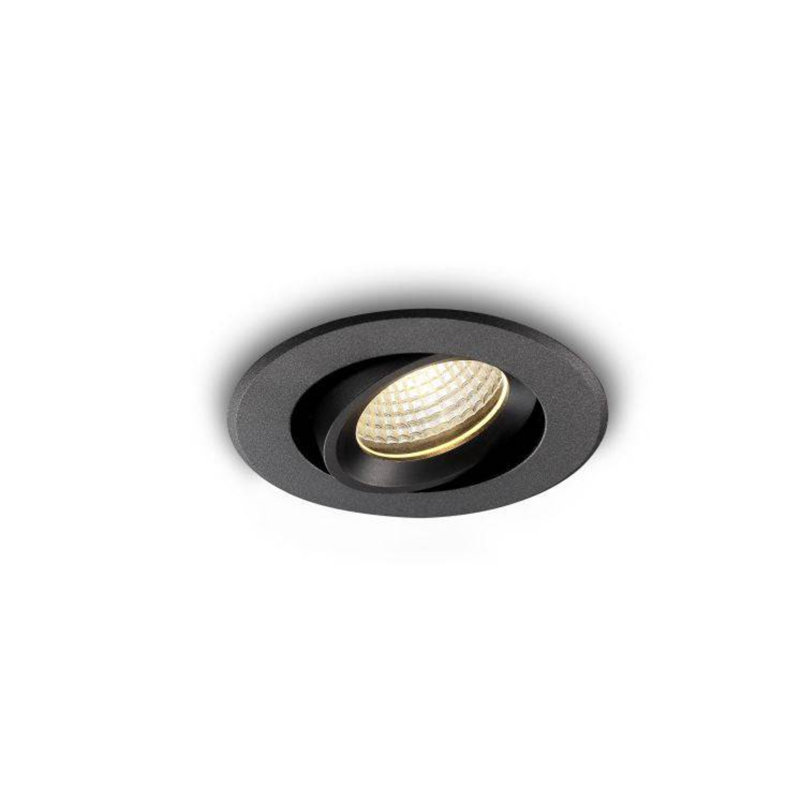 UltraBeam 6 Watt LED Black IP65 Waterproof Recessed LED Downlight Fitting