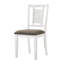 Chaises d'appoint à dossier ouvert Ahlijah