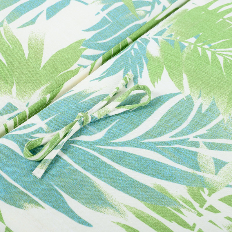 Space-saving Design With Premium Foam In Tropical Leaf, Perfect For Poolside, Patio & Garden