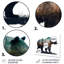 Double exposition d'un ours avec forêt II - décoration murale moderne en métal-826695598