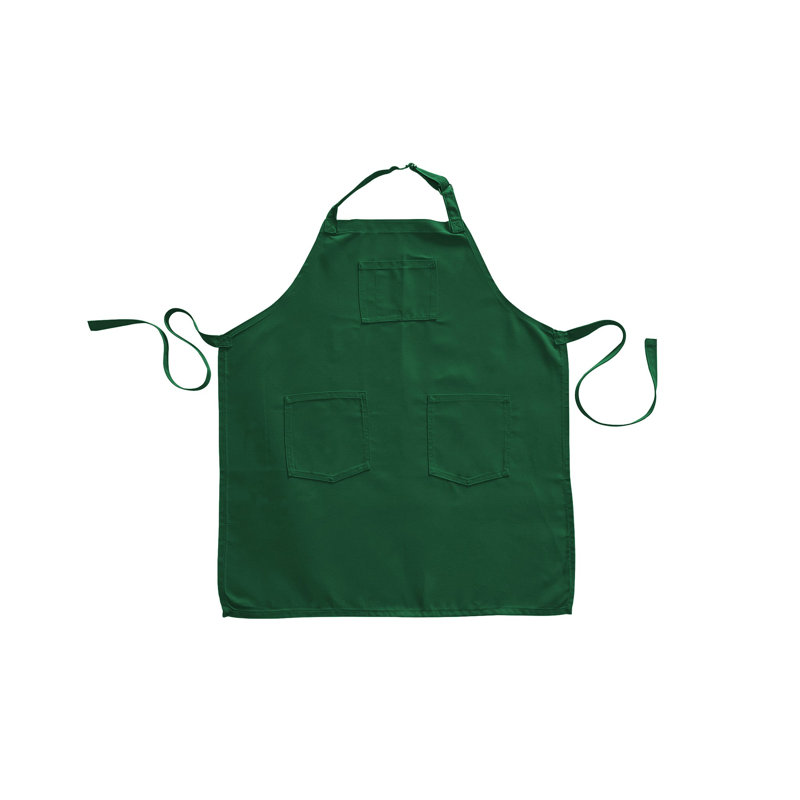Solid Color Sunbrella Chef Apron, Forest Green