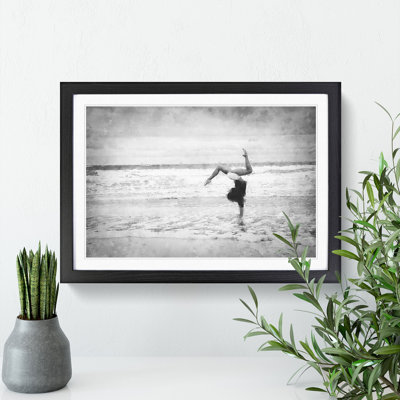 Beach Gymnastics - Picture Frame Painting