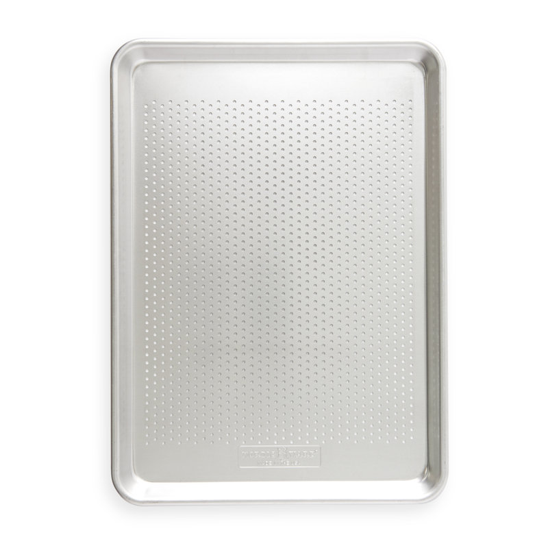 Nordic Ware Silver Aluminum Perforated Half Sheet Pan