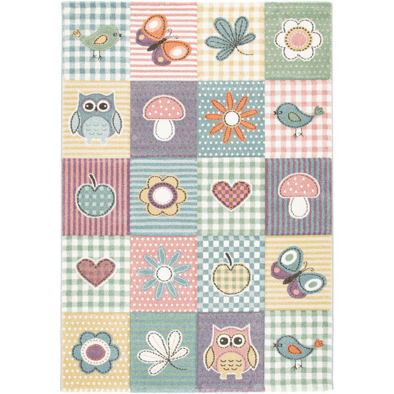 Coomes Patchwork Area Rug, Rectangle 80 x 150 cm