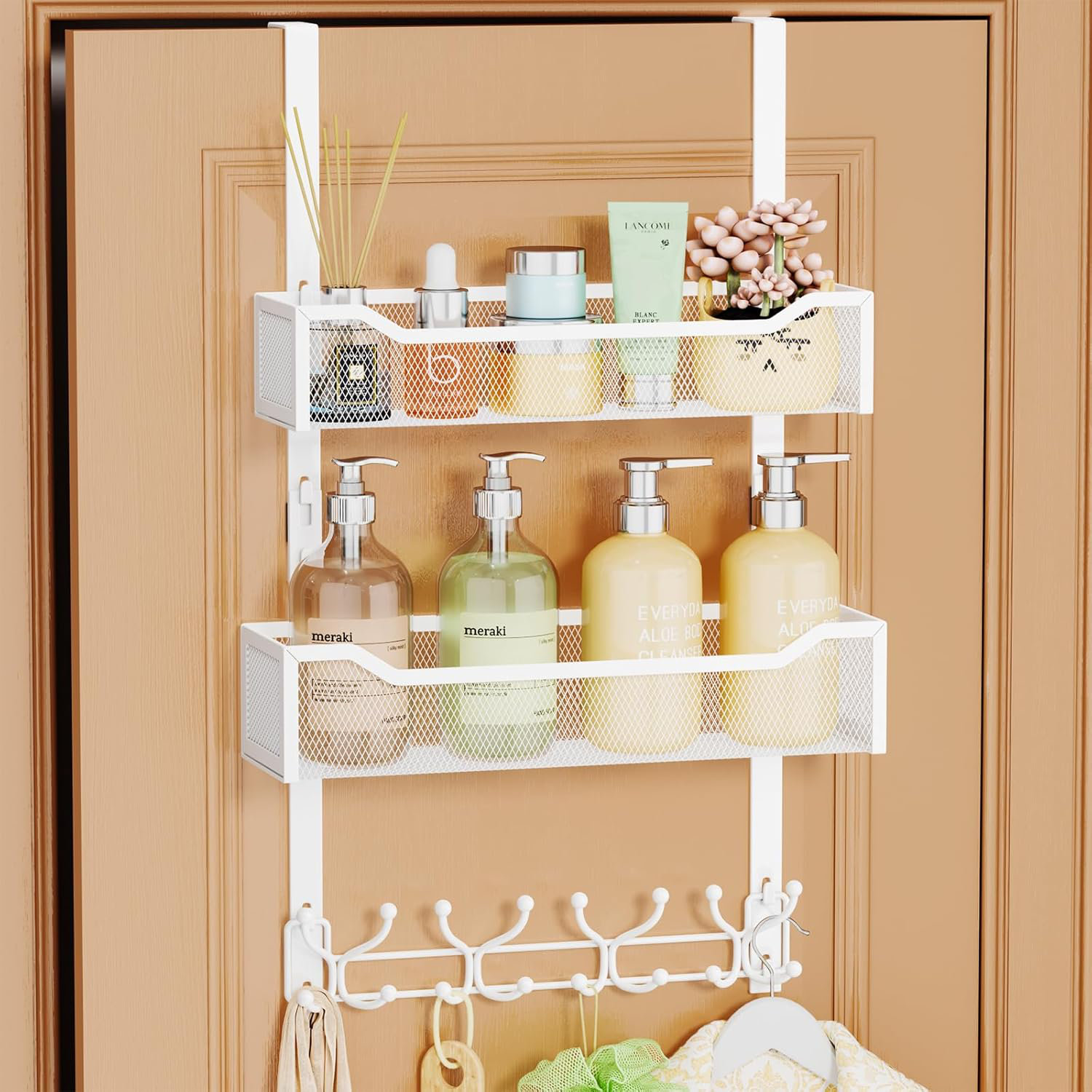 Lark Manor™ Over The Door Hooks Organizer Multi-Functional Door