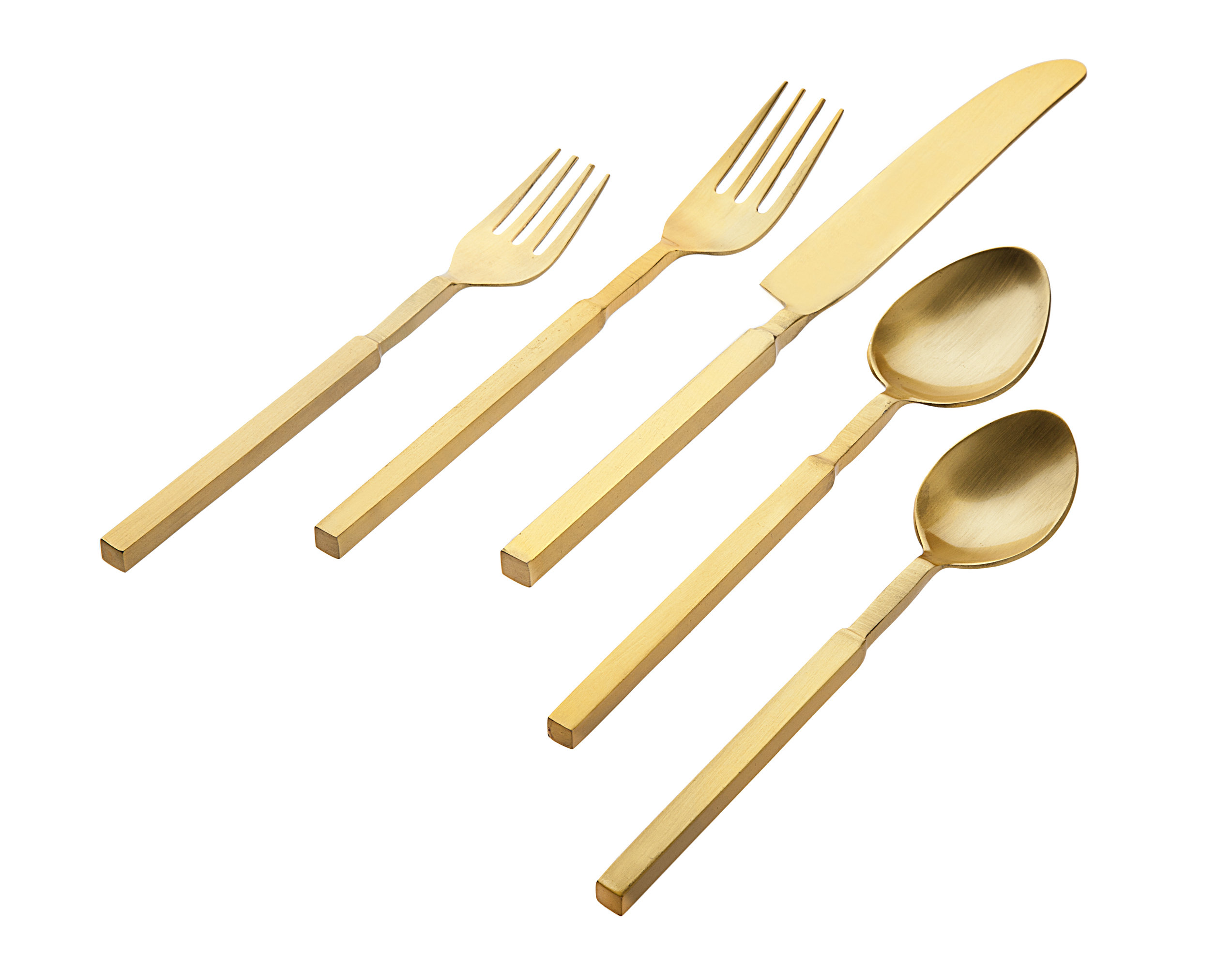 Godinger Silver Art Co Cubit 20 Piece 18/10 Stainless Steel Flatware ...