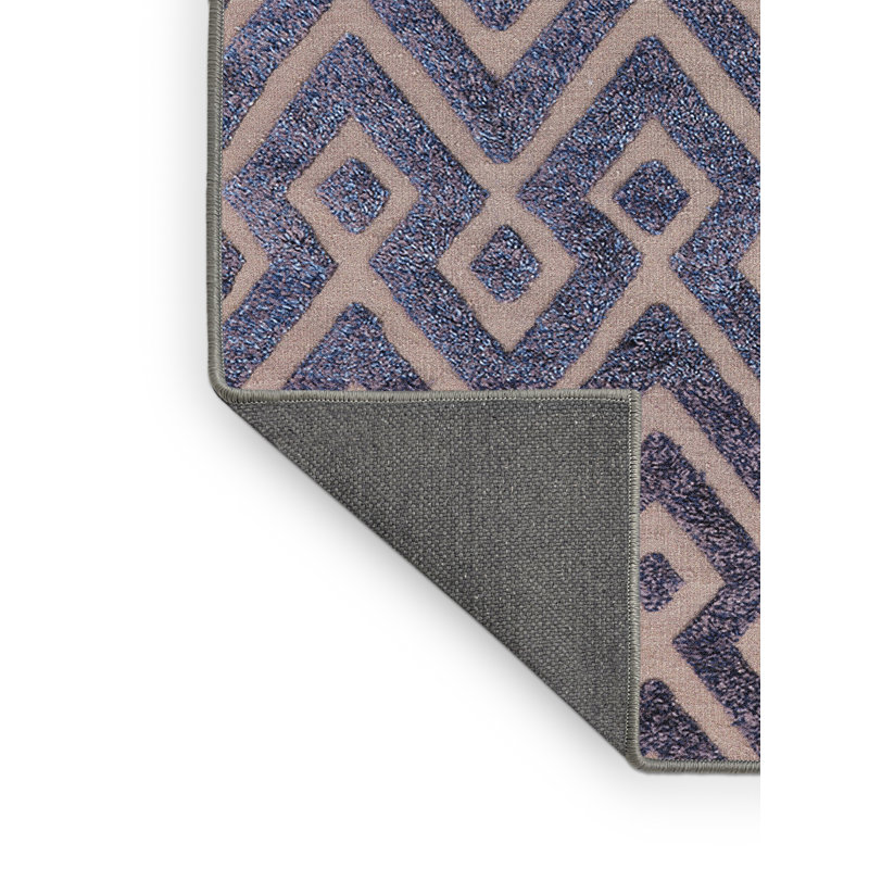 Tapis floral beige / bleu / mauve Leman, Tapis de couloir 2 pi x 5 pi