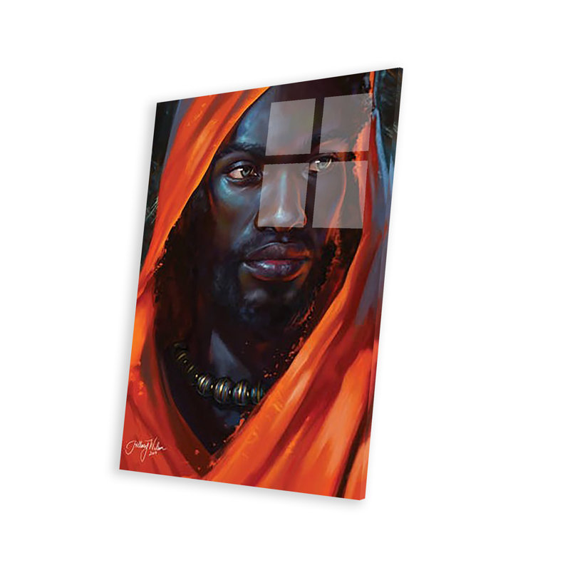 Impression cristalline sur verre acrylique, H 24 po x l 16 po x P 0,25 po