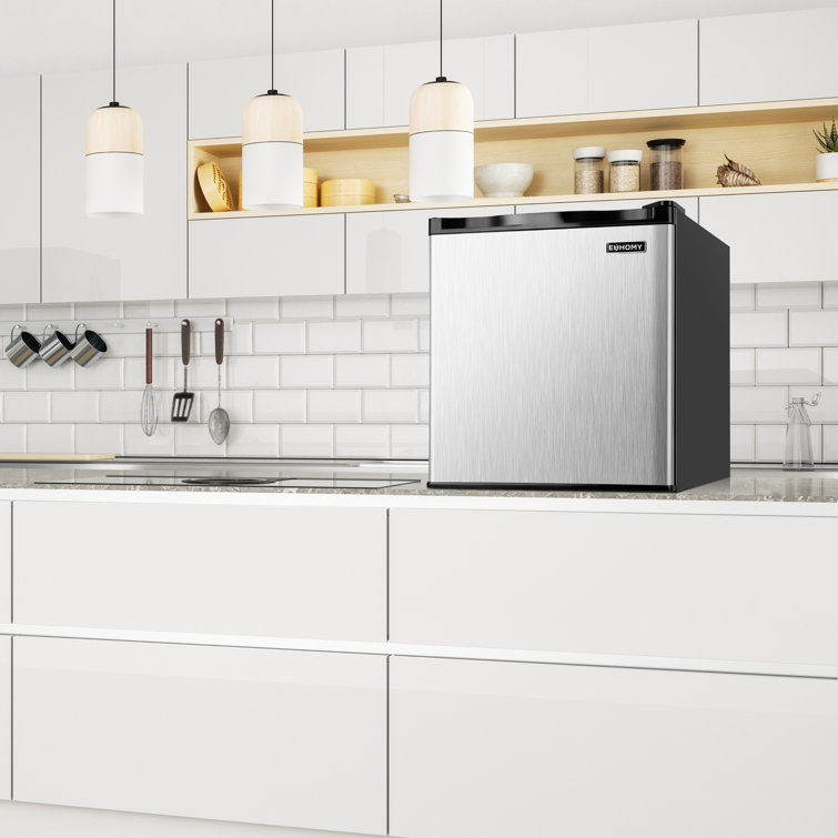 Euhomy Portable 1.1 cu. ft. Garage Ready Frost-Free Undercounter Upright Freezer with Adjustable Temperature Controls