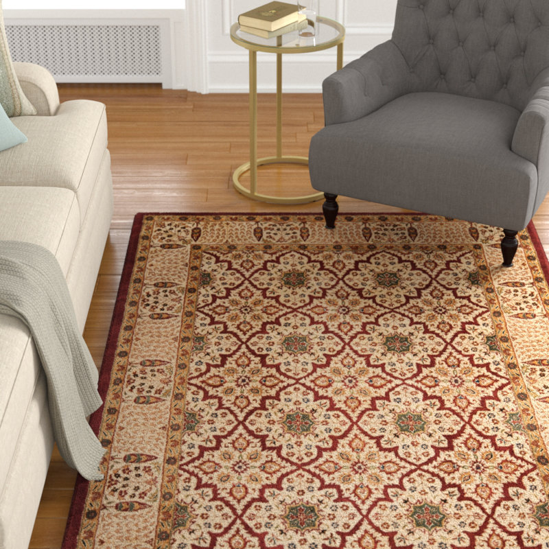 Evie New Zealand Wool Oriental Rug, Rectangle 6' x 9'