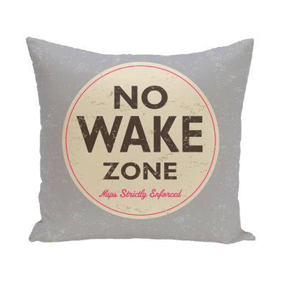 Housse de coussin et insert carré Surf Surf, Sand & Sea Nap Zone