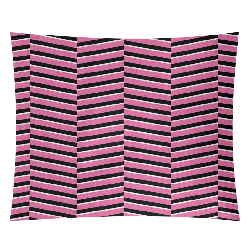 Tapisserie, H 27,5 po x l 37,5 po, Rose