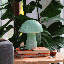 Glass Mushroom Table Lamp, Petite Close Top Jade Stripes-1474287224-1474287230