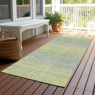 Tapis intérieur / extérieur vert Tanoura