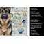 German Shepherd Coastal Sea Glass Kitchen Towel-1209194265